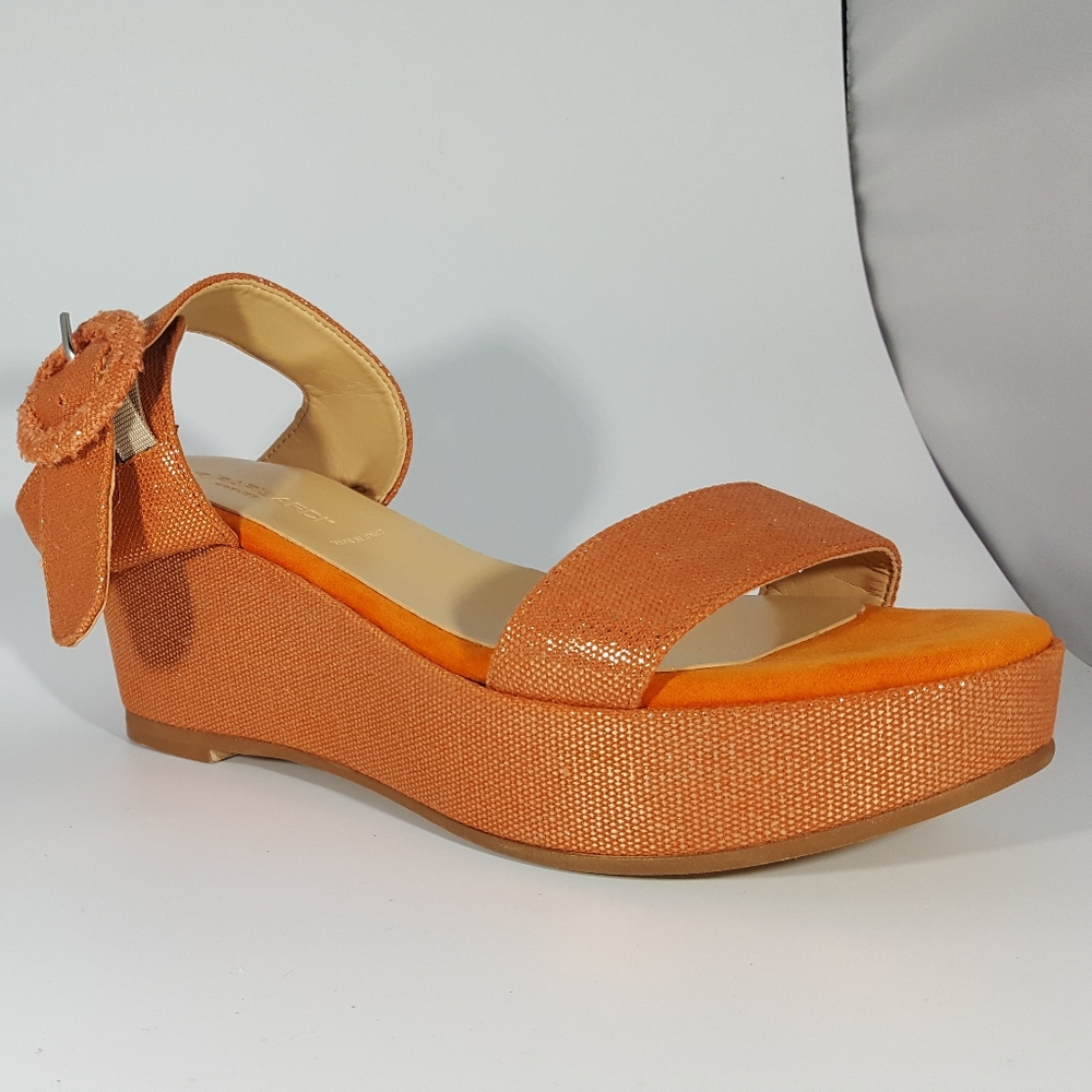 NR Rapisardi Two Band Wedge Sandal - Picture 3 of 4